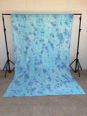 6x9 ft Sky Blue Abstract Backdrop Dyed Background Photography Backdrop